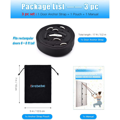 Door Anchor Strap for Resistance Bands Exercises