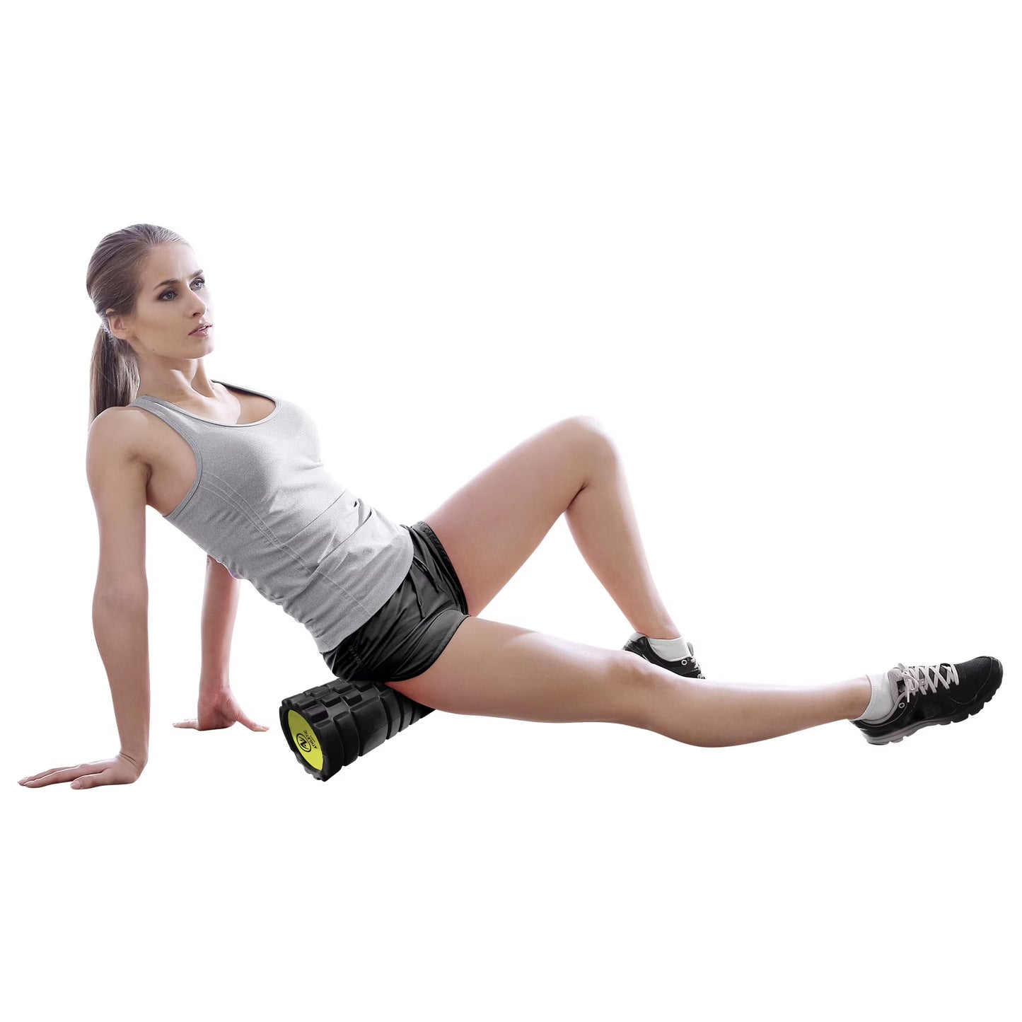Hollow Core Foam Roller – Firm Deep Tissue Massage (18 in. x 5.5 in.)