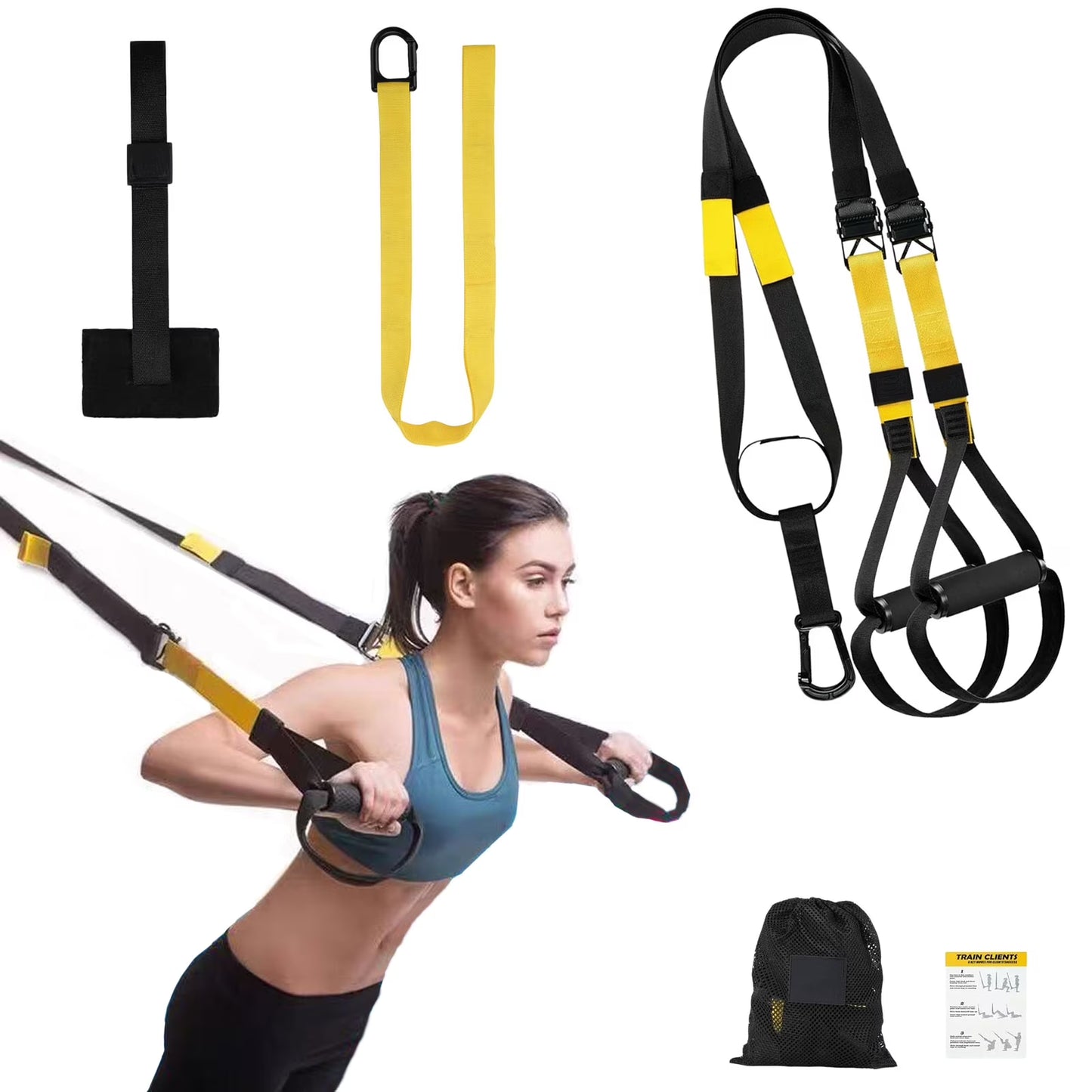 Suspension Trainer System Resistance Training Kit