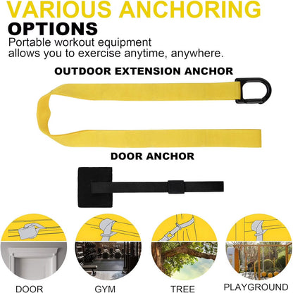 Suspension Trainer System Resistance Training Kit