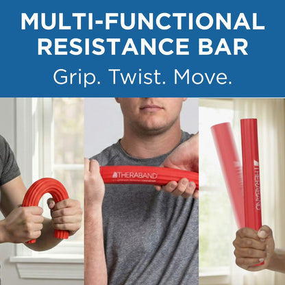 THERABAND FlexBar Resistance Bar – Light (Red)
