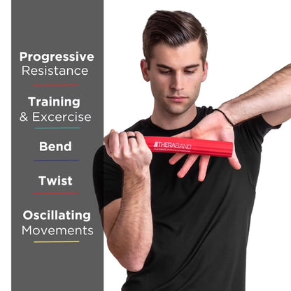 THERABAND FlexBar Resistance Bar – Light (Red)