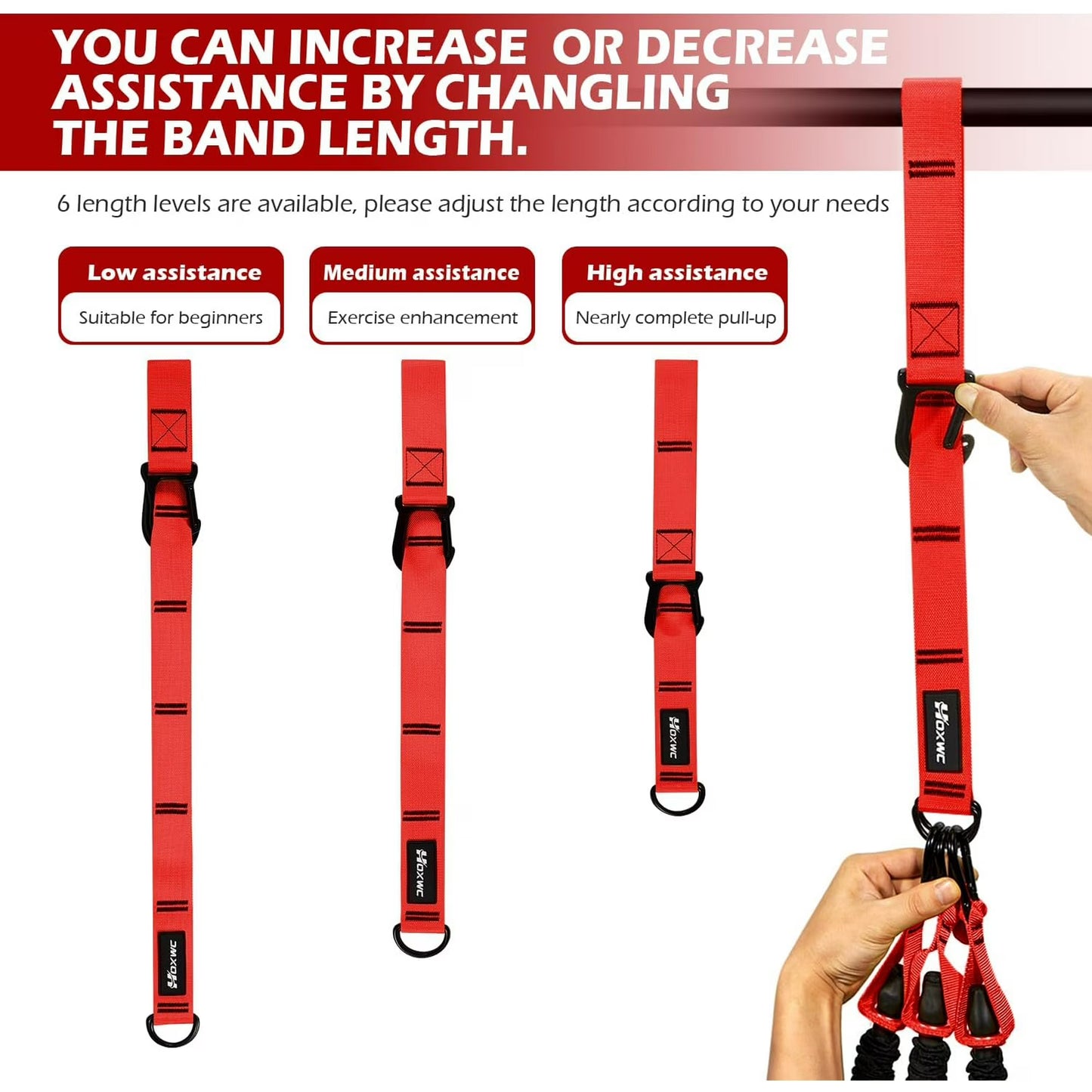Pull Up Assistance Bands – Heavy Duty Resistance Bands Set