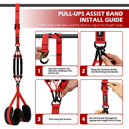 Pull Up Assistance Bands – Heavy Duty Resistance Bands Set